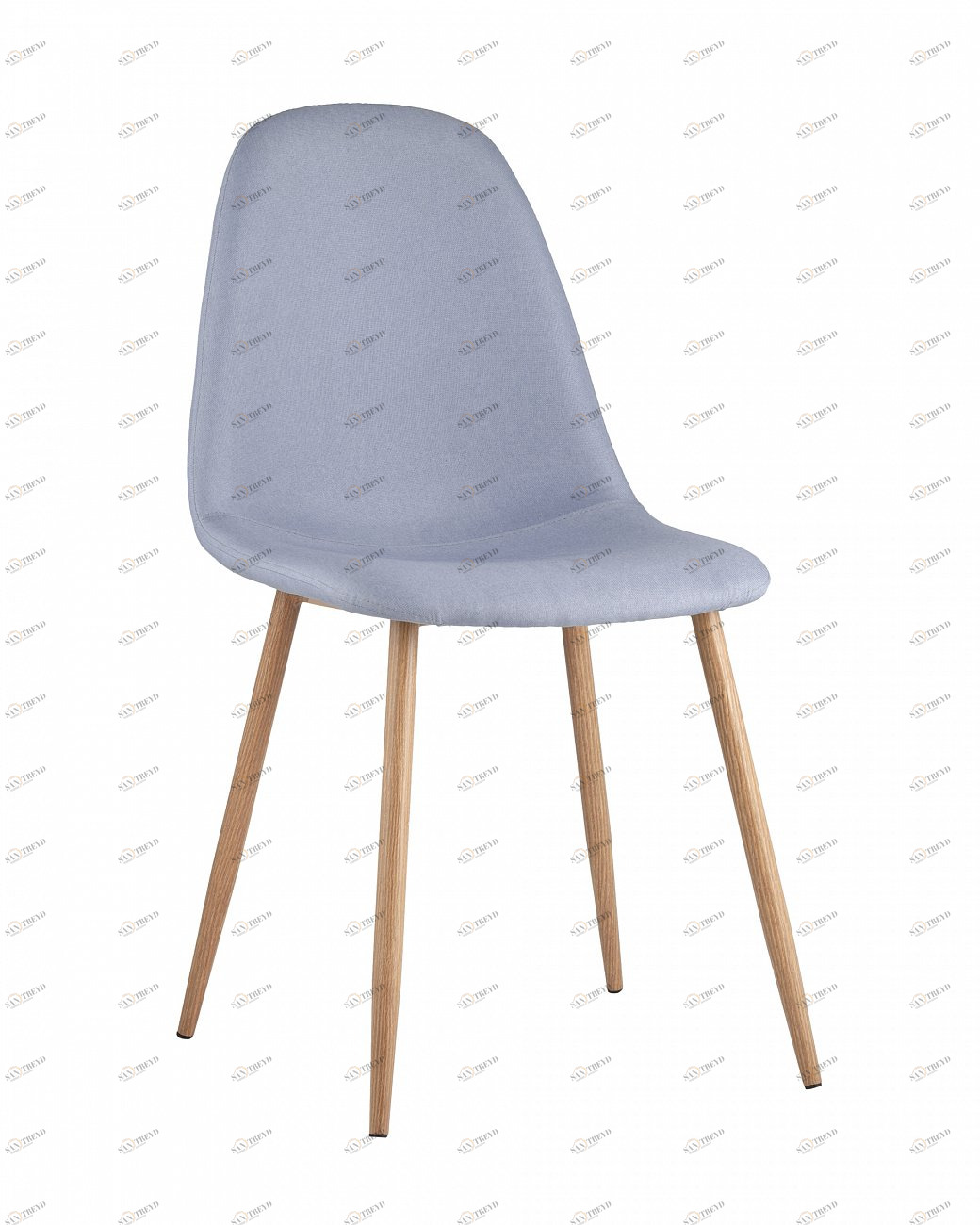 Стул со спинкой голубой из рогожки "Валенсия" STOOL GROUP ДИЗАЙНЕРСКИЕ, ИНТЕРЬЕРНЫЕ 00-3946189 Голубой 