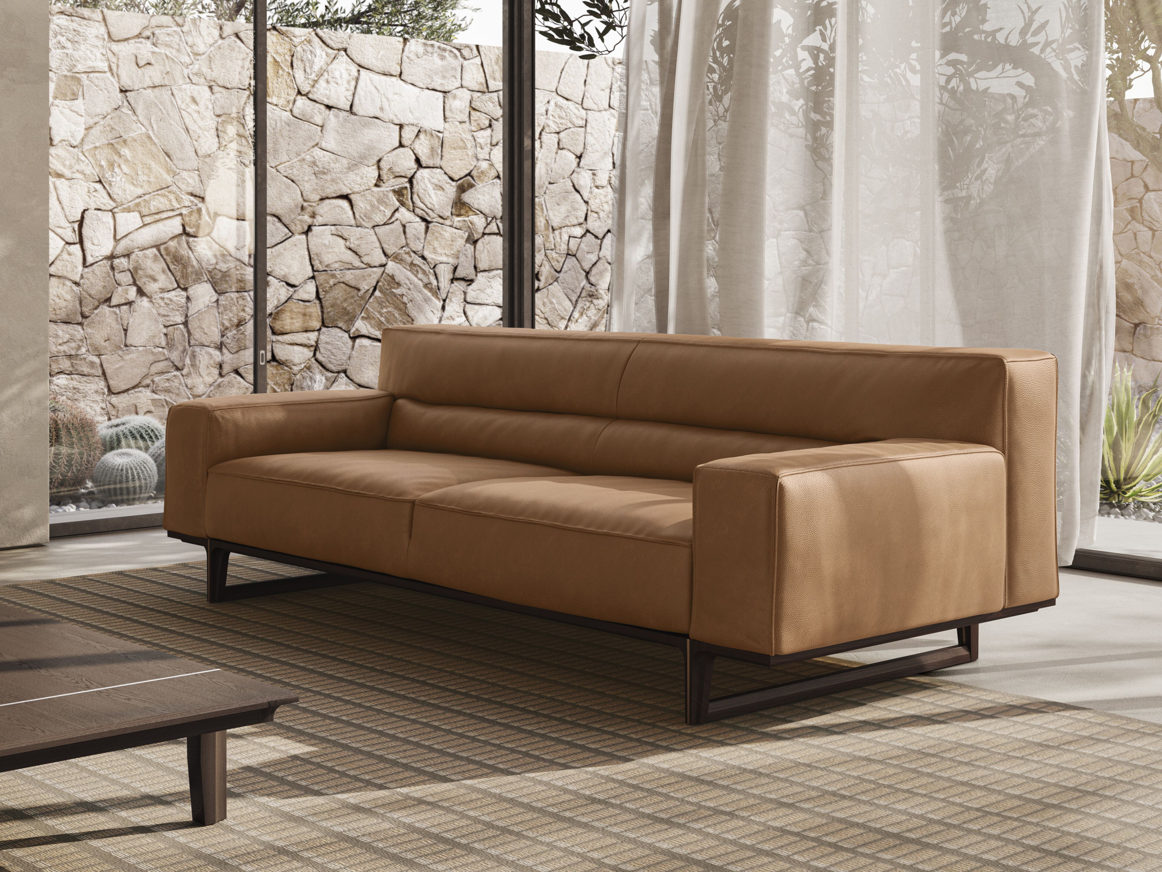 3-местный тканевый или кожаный диван Natuzzi Italia кендо ARCH-00141061 - Вид №7