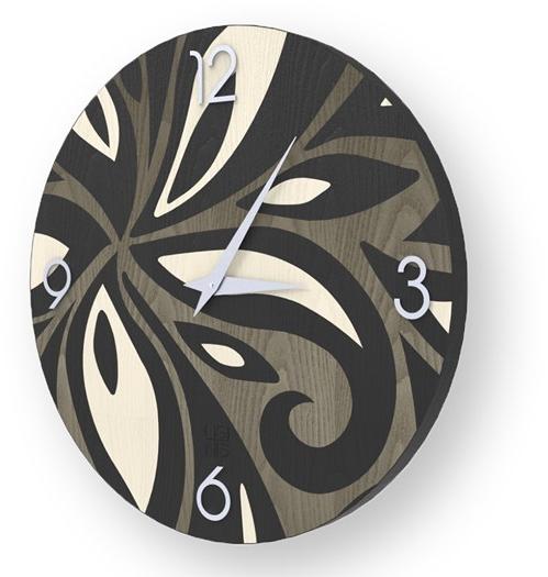 LIGNIS® Настенные часы из инкрустированного дерева Dolcevita abstract 10.004 / 10.082 - Вид №1