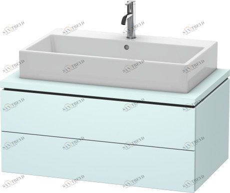LC581800909 Тумбочка для консоли L-Cube #LC5818 920 x 547 мм Светло-голубой матовый декор Duravit