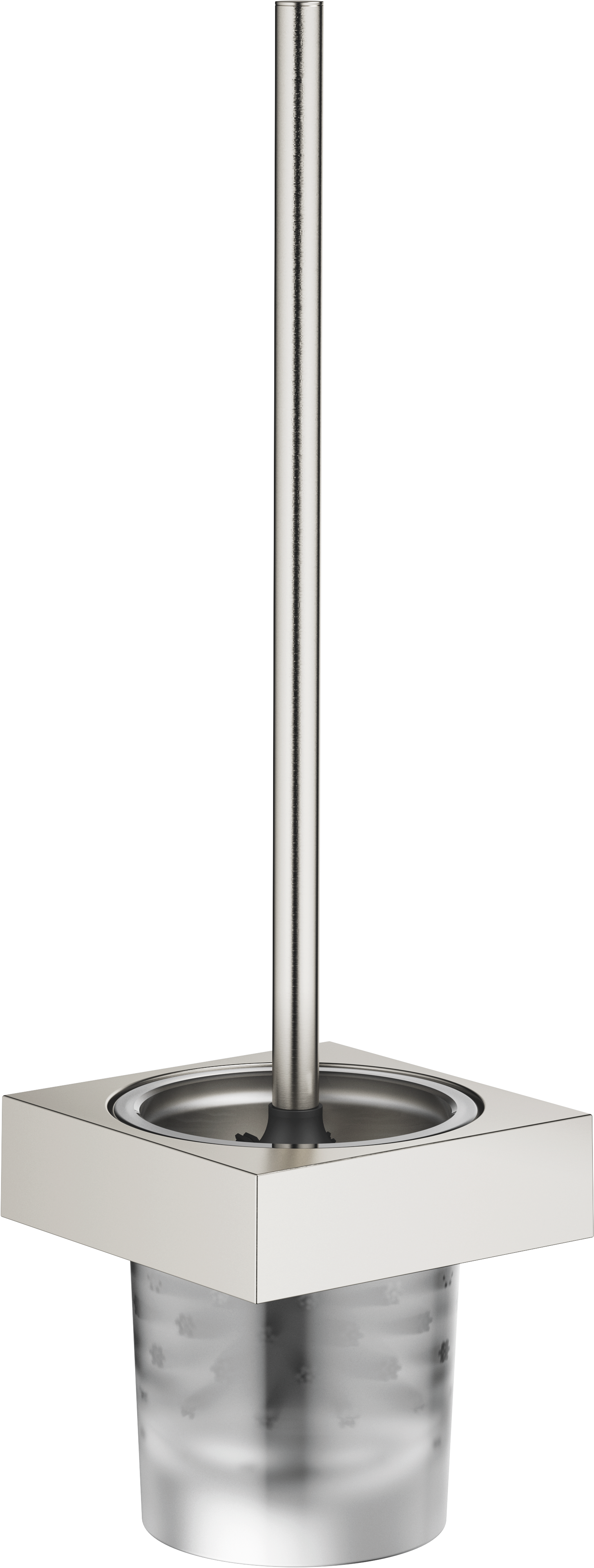 Настенная модель туалетного ершика - Brushed Platinum