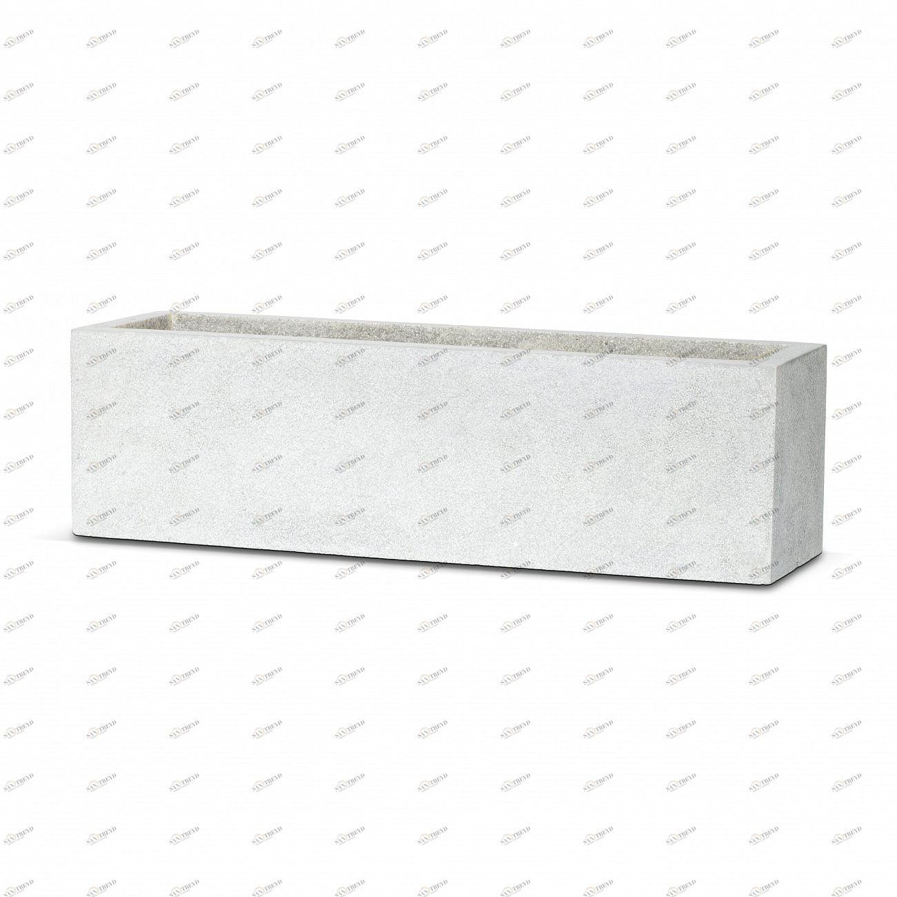 Ваза серая прямоугольная 20 см "Уэльс" LE-VILLAGE FLORERO 044746 Серый 