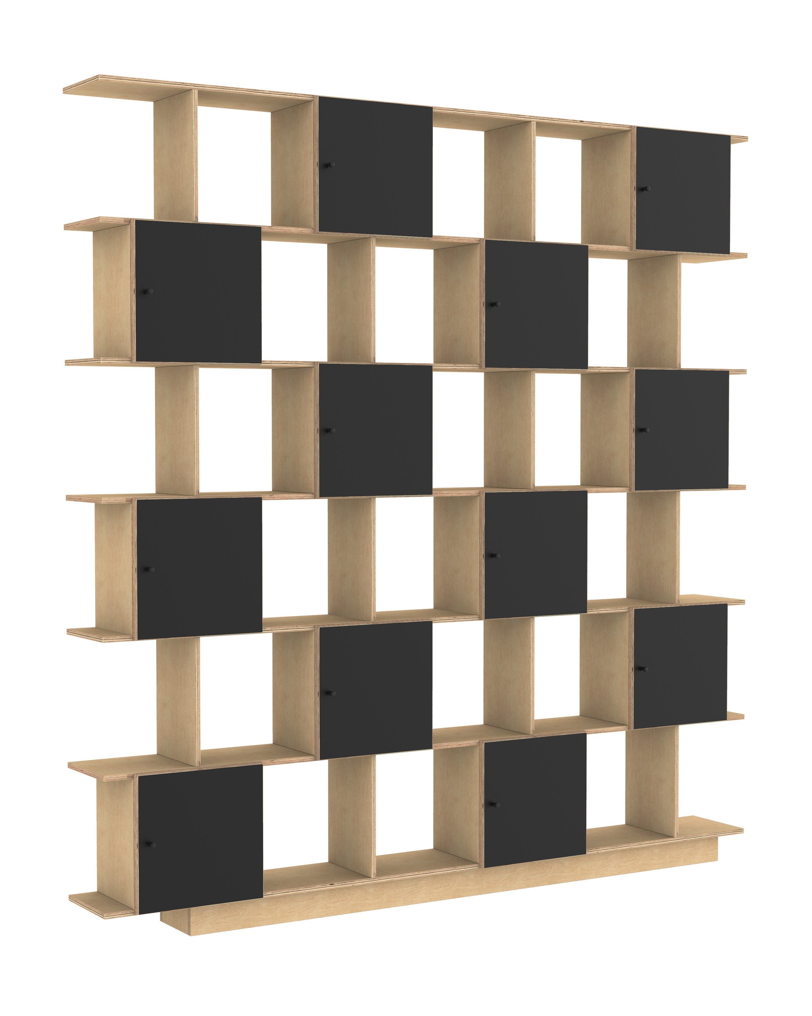 Отдельно стоящий настенный книжный шкаф Radis Квадратная ARCH-00070664 - Вид №1