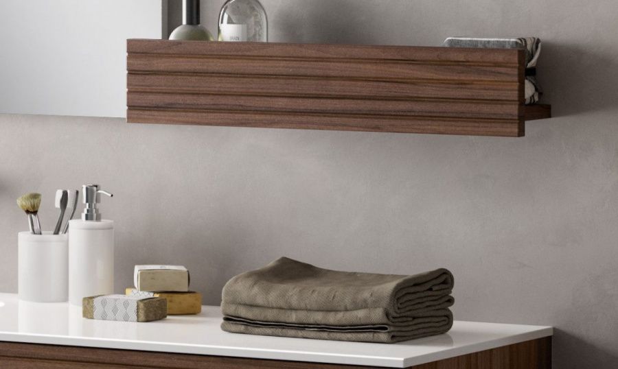 MD0600.10/NOCE IBC Diana, деревянная полочка 60 см (1 шт.), цвет орех