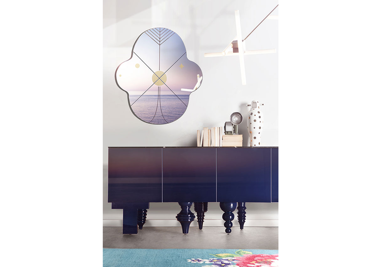 076795 Зеркало Small King BD Barcelona Design King Kong 