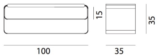 Medulum Скамейка из лакированного листового металла Vodo Vo.pa  - Вид №2