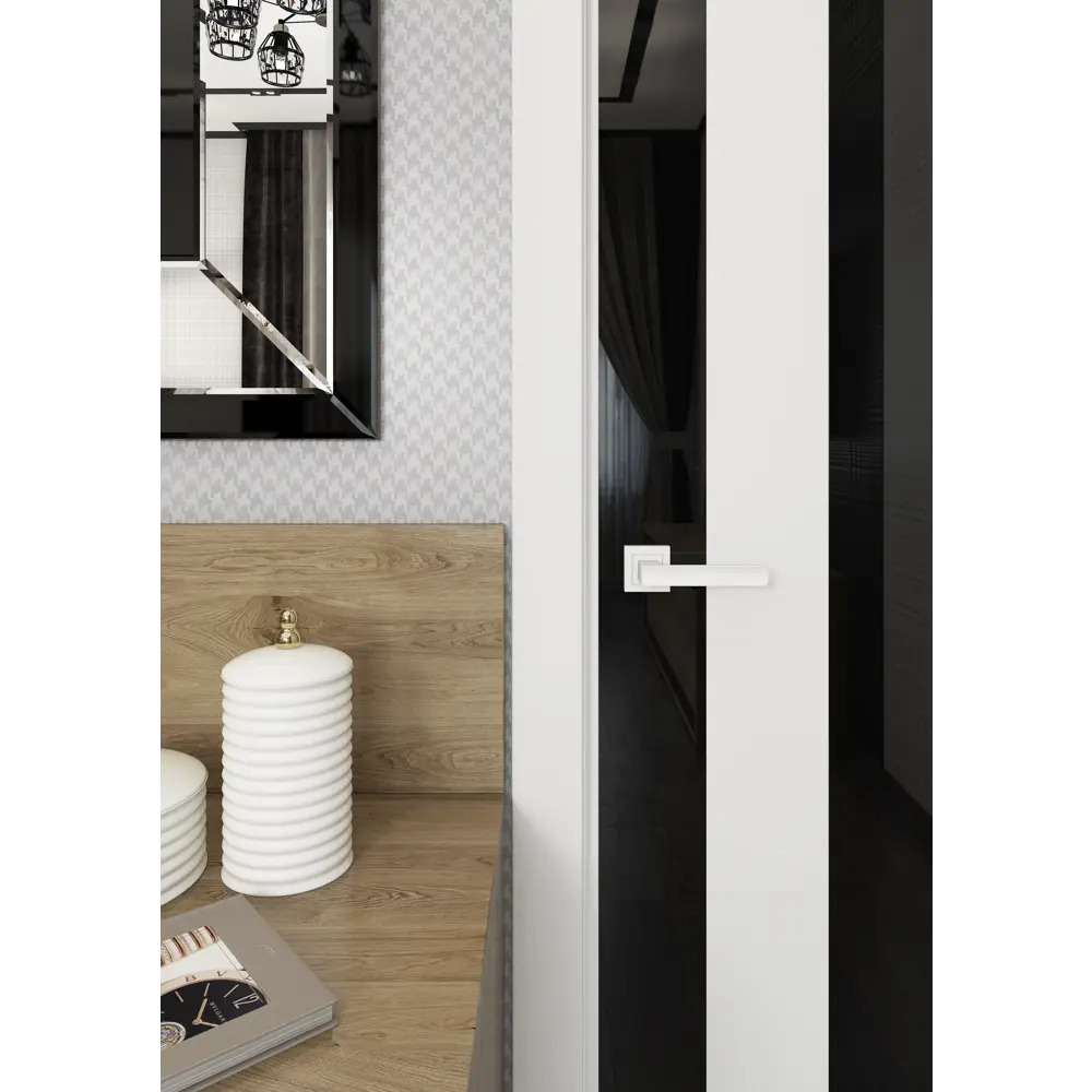 Дверные ручки Proffero LD-25 без запирания цвет матовый белый STLM-2014560 - Вид №6