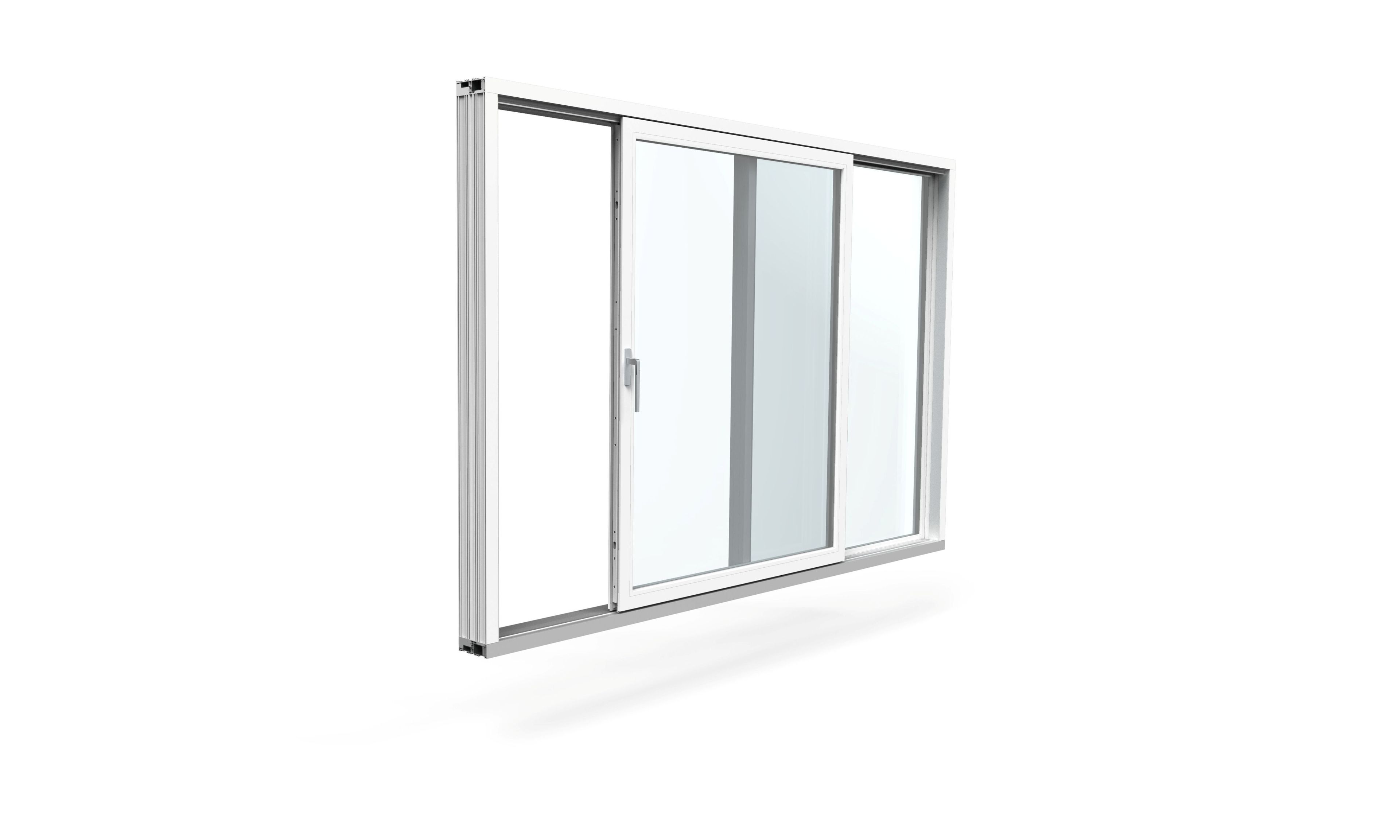 Копланарное раздвижное окно из ПВХ с тройным остеклением Veka VEKAMOTION 82 MAX ARCH-00070406 - Вид №7