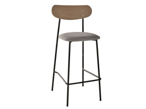 Высокий мягкий стул с подставкой для ног