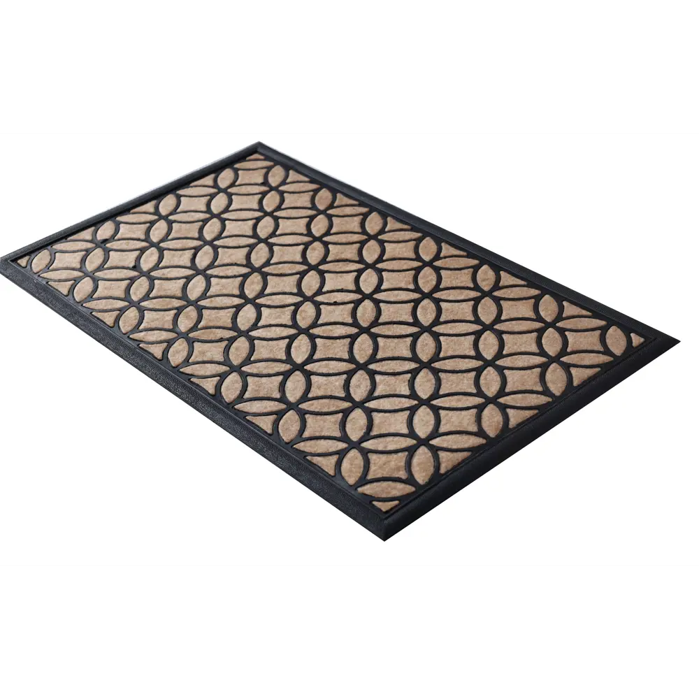 Коврик грязезащитный полиэстер Bali A1 45x75 см цвет бежевый Santreyd STLM-2168030 - Вид №4