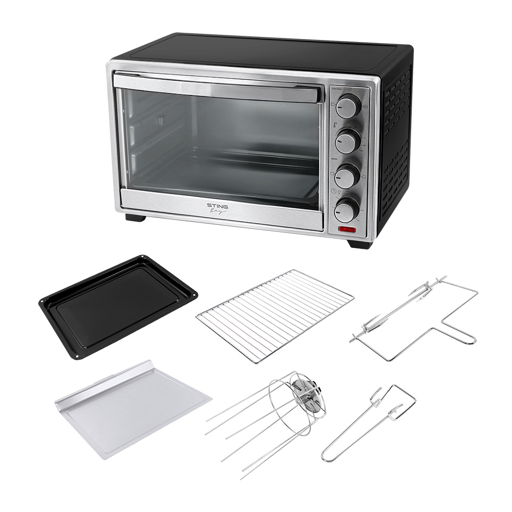 9162138 Мини-печь Stingray ST-EO121A серебристый STDN-0056004 - Вид №4