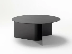 Ross Gardam Низкий круглый журнальный столик из алюминия с порошковым покрытием Breeze Bc01