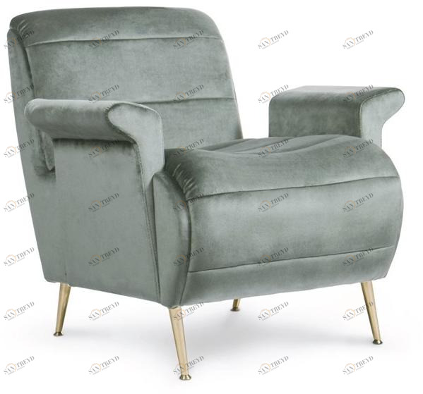 Essential Home Кресло из ткани с подлокотниками Bardot sun-id-1476060