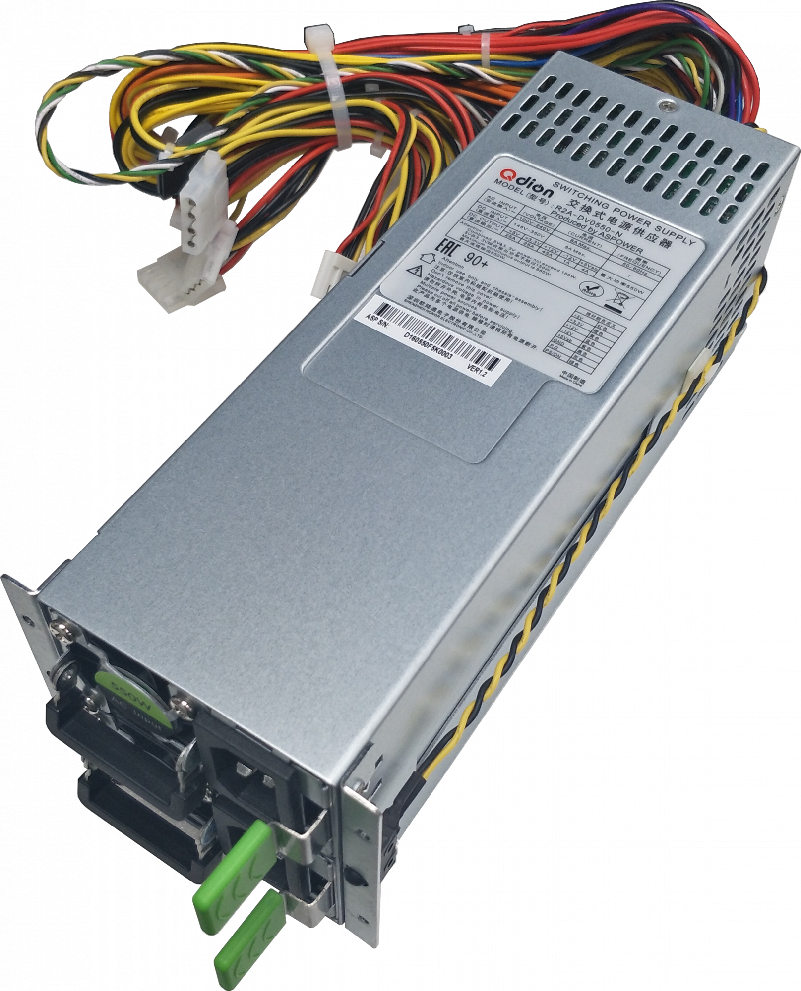 R2A-DV0550-N Блок питания 550w 2u reduntant (1+1) power supply ASPOWER Santreyd 