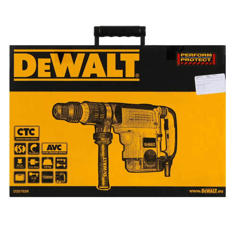 Перфоратор SDS-max DeWalt D25762K, 1500 Вт, 18 Дж 17846846 STLM-2081782  - Вид №4