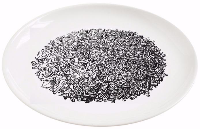 Kiasmo Керамическая тарелка Overlook 2014kddovew - Вид №1