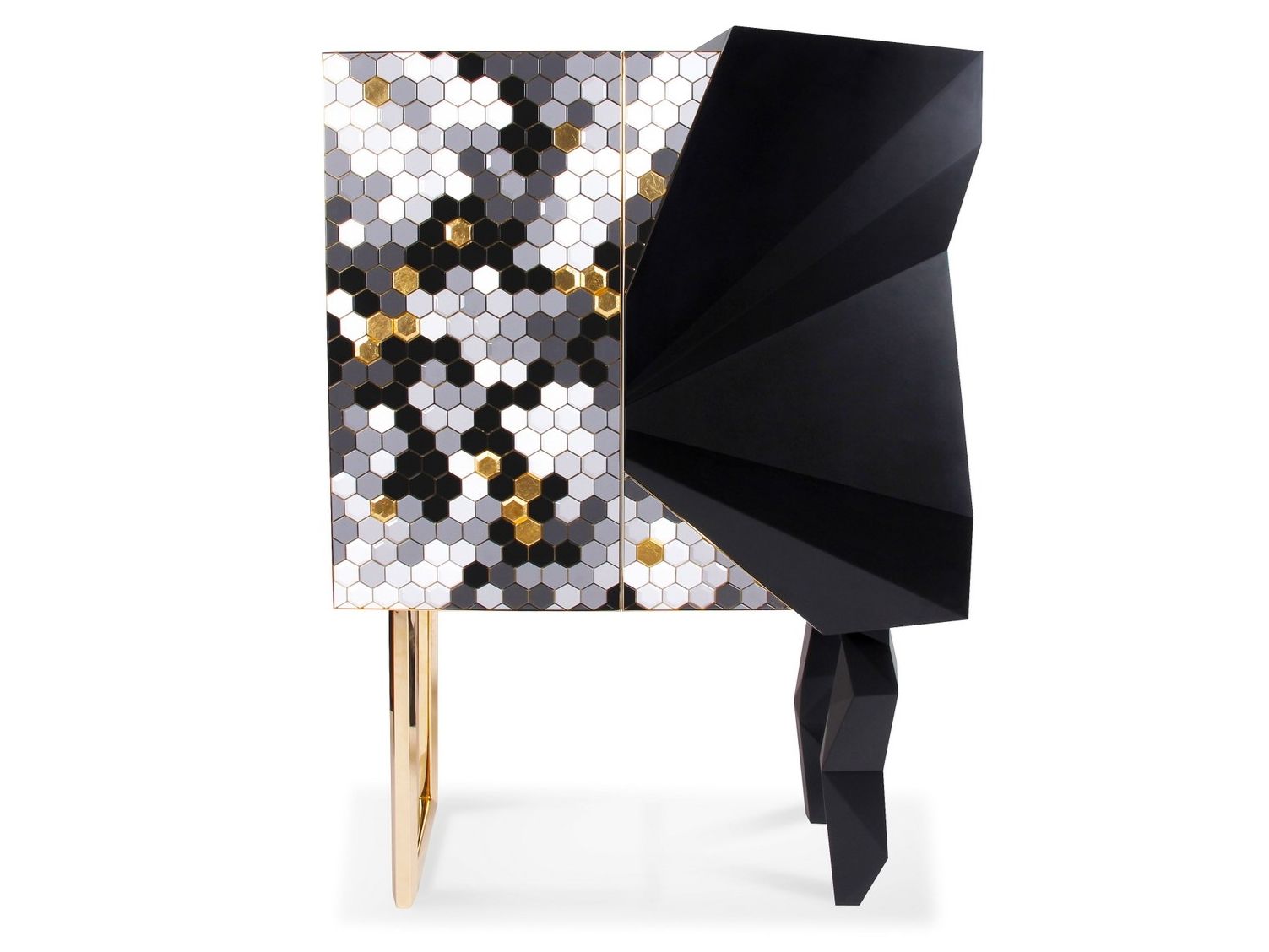 Деревянный шкаф с распашными дверцами ROYAL STRANGER HONEYCOMB ARCH-00035251