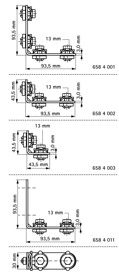 6584011 Монтажные профиля BIS RapidRail® Уголки 90° для создания конструкций из профиля RapidRail WALRAVEN  - Вид №1