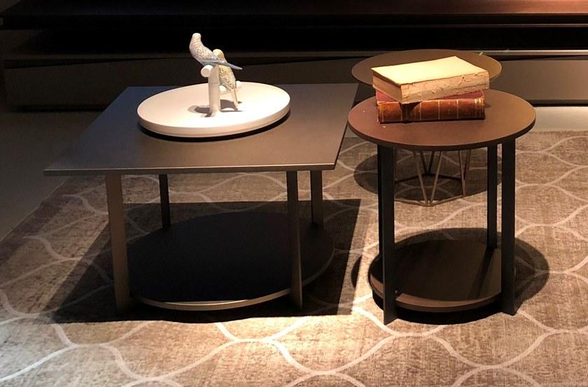 EmmeBi Круглый журнальный столик из лакированного дерева sun-id-1446140 - Вид №5