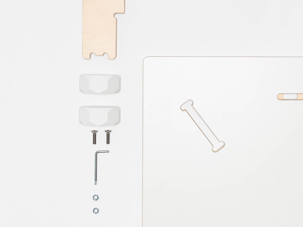 Рабочий прямоугольный стол с системой кабельных втулок Esposit Karya ARCH-00046974 - Вид №4