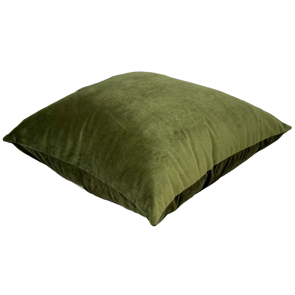 Подушка декоративная Linen Way Tony 45x45 см бархат цвет хаки STLM-2129943 - Вид №1