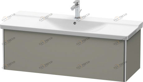 XS408309292 Тумбочка подвесная XSquare #XS4083 1210 x 473 мм Каменно-серый шелковисто-матовый лак Duravit
