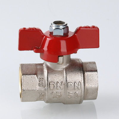 S.217.04 Кран шаровой ENOLGAS BASIC с ручкой «бабочкой» и внутренней резьбой Valtec 1/2"  - Вид №8