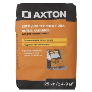Клей для плитки с тёплым полом Axton 25 кг 18582619 STLM-2212198