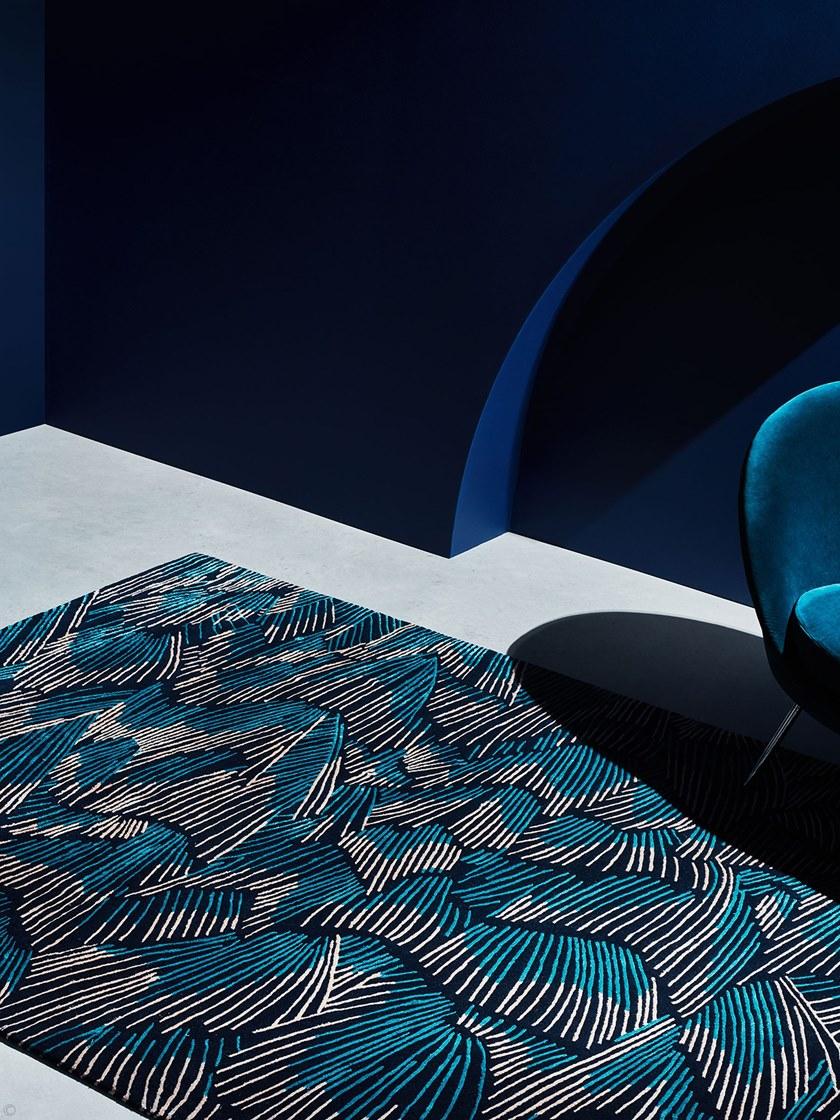 Deirdre Dyson Прямоугольный шерстяной коврик ручной работы Plumage sun-id-1369874 - Вид №1