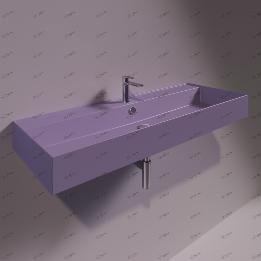 AG121PRUGNAMATT Подвесная раковина настенная прямоугольная Simas Agile