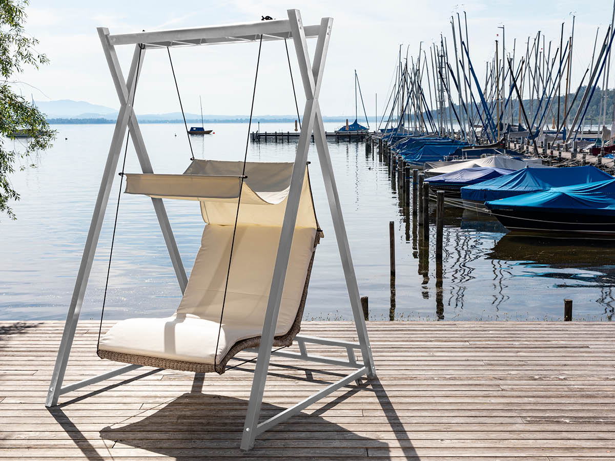 94.00.0389 Heaven Swing Twist двуспальная кровать, натуральный Mbm  - Вид №1