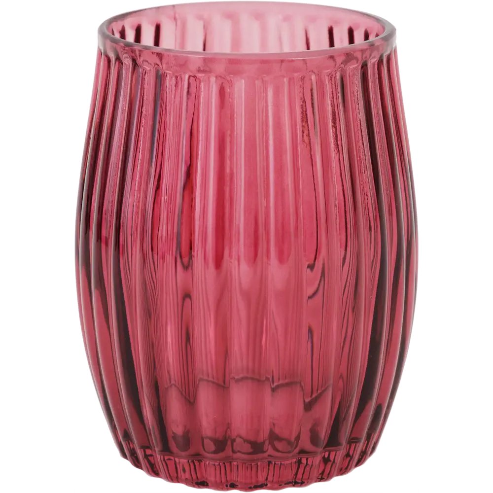 Стакан для зубных щёток Vidage Amatista стекло цвет красный STLM-2175274 - Вид №1