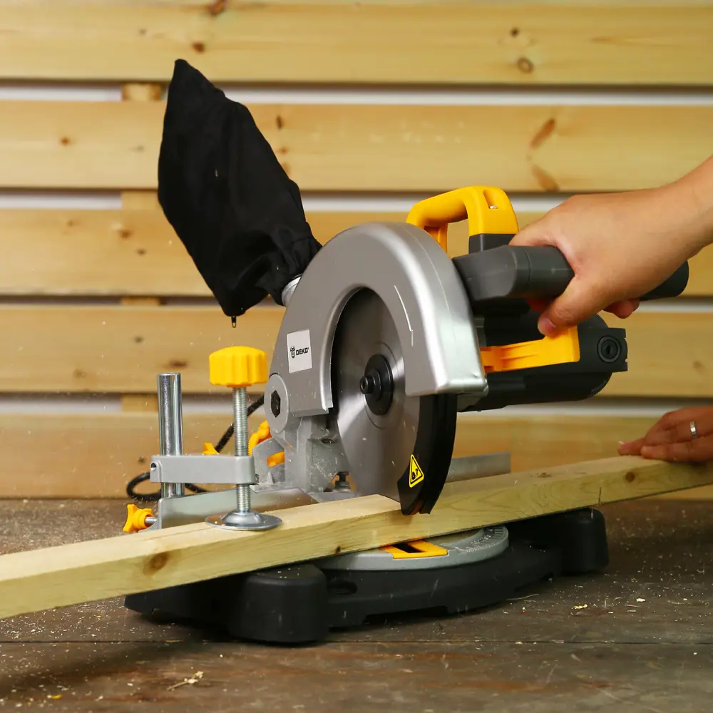 Пила торцовочная Deko DKM S1200-190, 1200 Вт, 190 мм STLM-2007498 - Вид №5