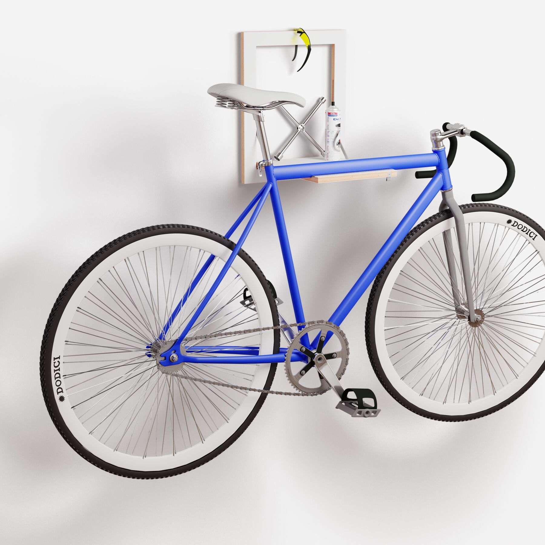 Крытая стойка для велосипедов из фанеры AMBIVALENZ Fläpps Velohäng 50x40-1 ARCH-00138533 - Вид №7