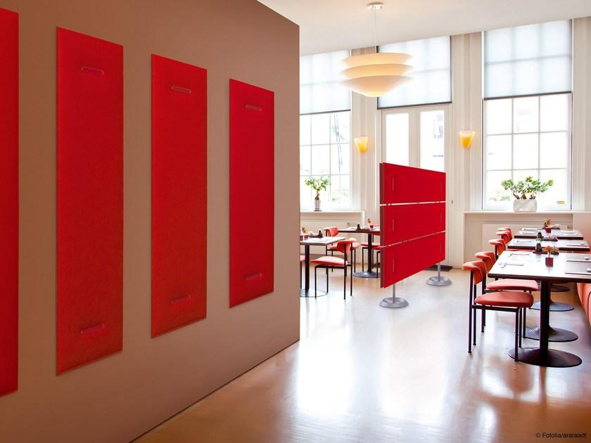 Caimi Brevetti Отдельностоящая звукопоглощающая офисная перегородка из ткани Snowsound technology sun-id-1367358 - Вид №14