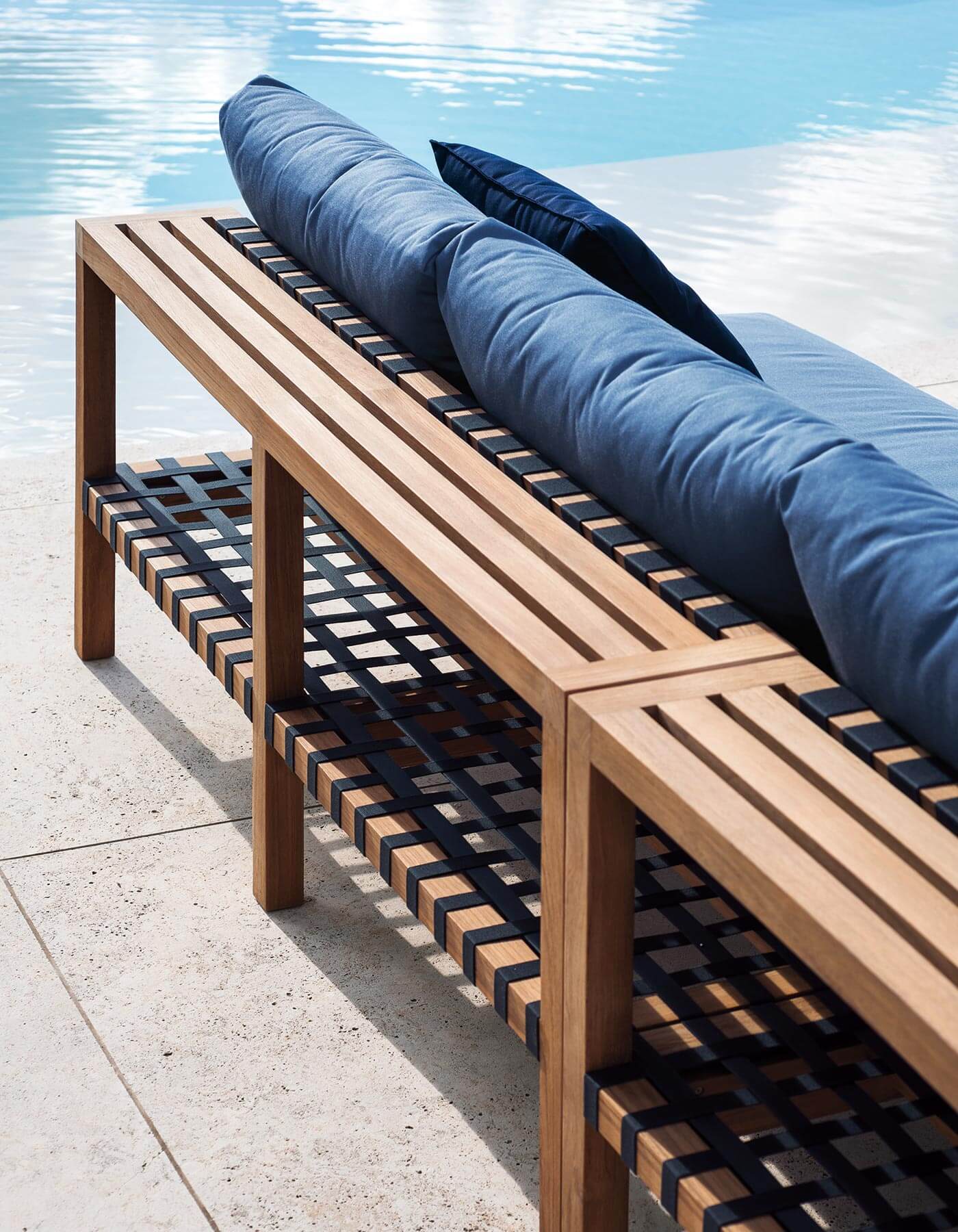 Угловой садовый диван из тикового дерева RODA сеть ARCH-00146577 - Вид №6