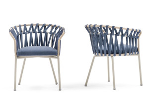 Алюминиевый стул с порошковым покрытием с подлокотниками