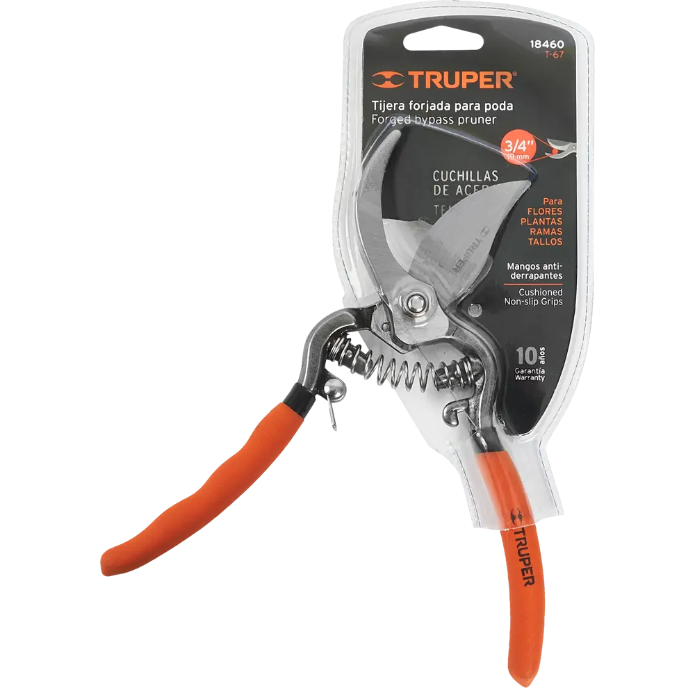 Секатор садовый Truper 18460 усиленный ø10 мм STLM-2024612 - Вид №2