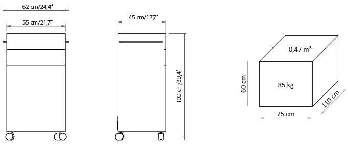 Lemi Group Тележка для косметолога Carrelli 356 - Вид №1