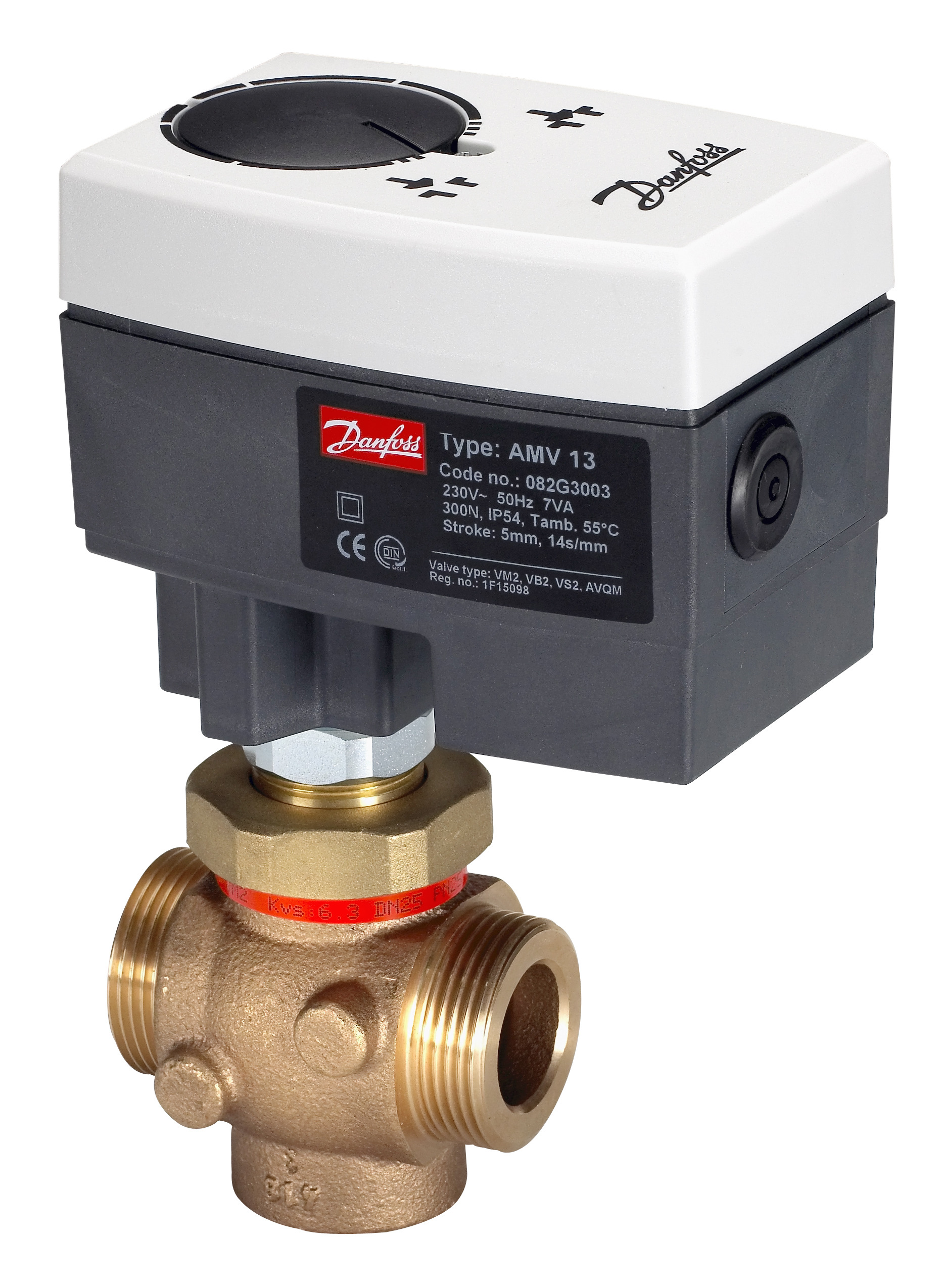 Danfoss Редукторные электроприводы с трехпозиционным управлением ARV 152 230В 15с/мм 082G6007  - Вид №25