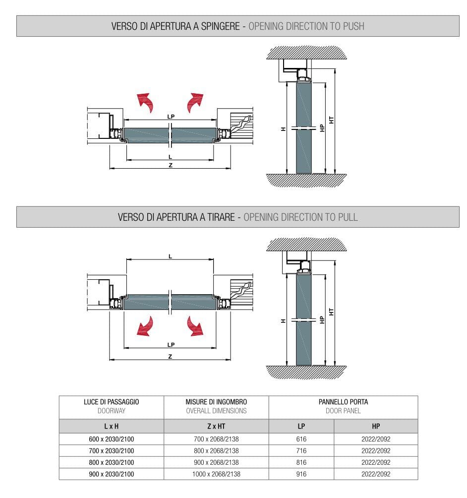 Заподлицо стены распашная дверь PROTEK® Linear® ARCH-00054350 - Вид №3