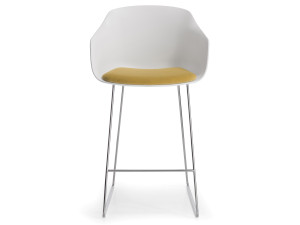 Табурет с подлокотниками и встроенной подушкой