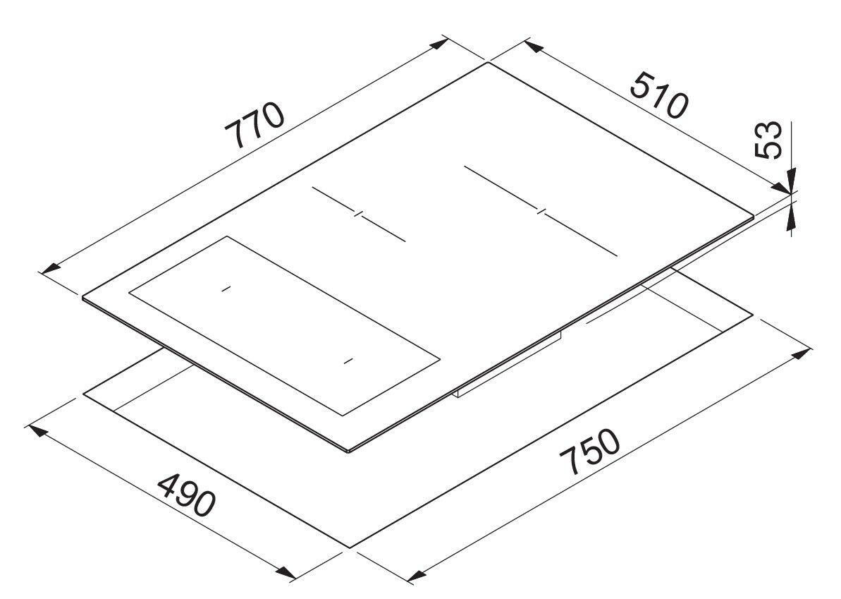 Керамическая индукционная плита Elleci элитная кухня ARCH-00069688 - Вид №2