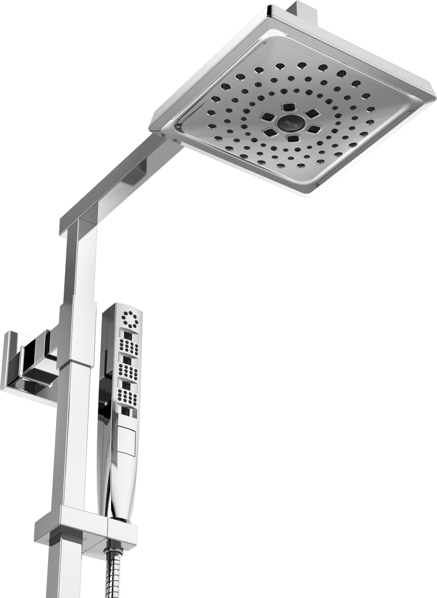 58410-BL Душевая колонна угловая 18 дюймов Delta Faucet Universal Showering Матовый черный  - Вид №13