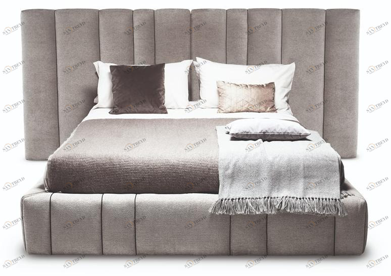 Vibieffe Кровать из ткани с мягким изголовьем 50 italo sun-id-1488722