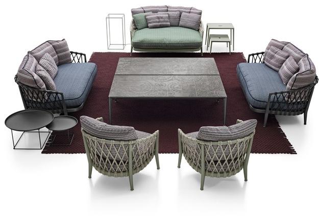 B&B Italia Outdoor 2-местный тканевый садовый диван Erica '19 sun-id-1431398 - Вид №2