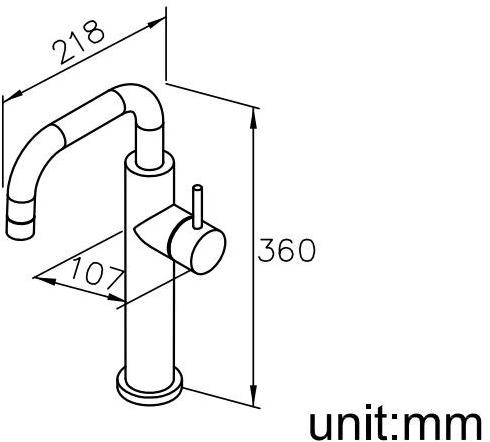 JUSTIME Смеситель для умывальника из хромированной латуни Still one 6771-90-81cp - Вид №1