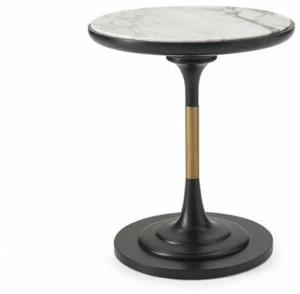 A.R. Arredamenti Высокий круглый мраморный журнальный столик Dilan D16/mar