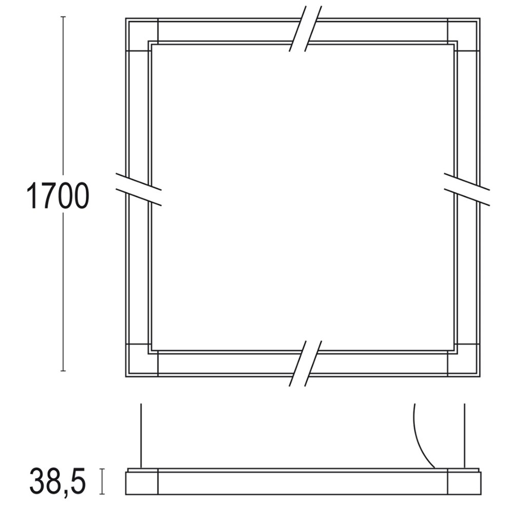 Baar S System Ghidini Baar System S .01 Белый (Матовый)  - Вид №2