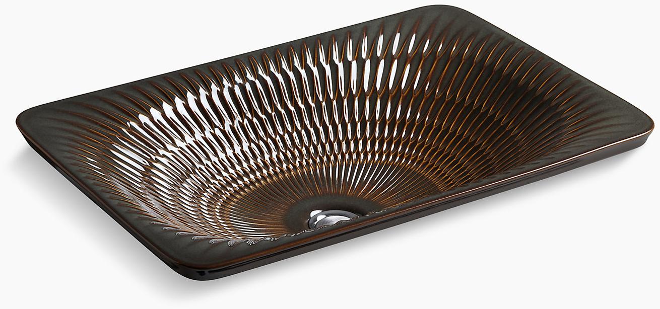 K-17916-RL-RB2 Накладная раковина на столешницу  прямоугольная Kohler 